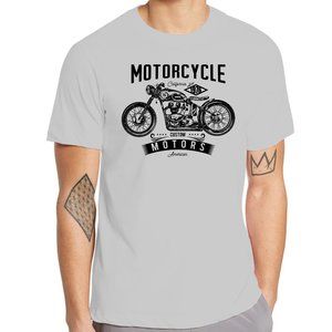 Vintage Motorcycle Graphic T-shirt for Men
